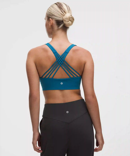 FlexyFlex Strappy Yoga Bra *Light Support, D-DDD Cups
