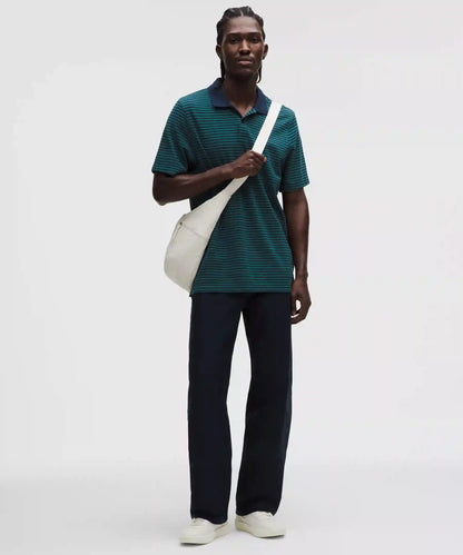 Cotton Pique Short-Sleeve Polo Shirt