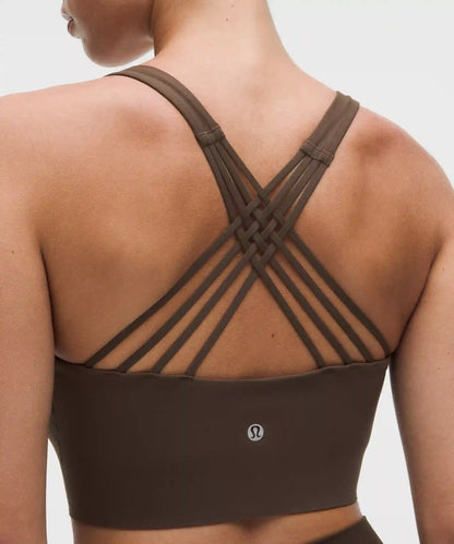 FlexyFlex Strappy Longline Yoga Bra *Light Support, D–DDD Cups