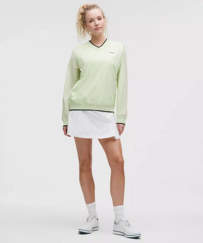 Stretch Twill Front Pleat Golf Skirt