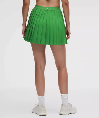 High-Rise Pleated Tennis Skirt *Long