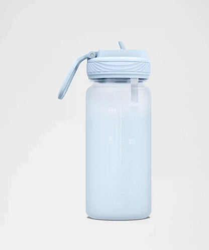 Back to Life Clear Bottle 18oz Straw Lid *Frosted