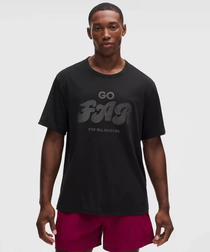 Mile Maker Mesh Short-Sleeve Shirt *Run Graphic