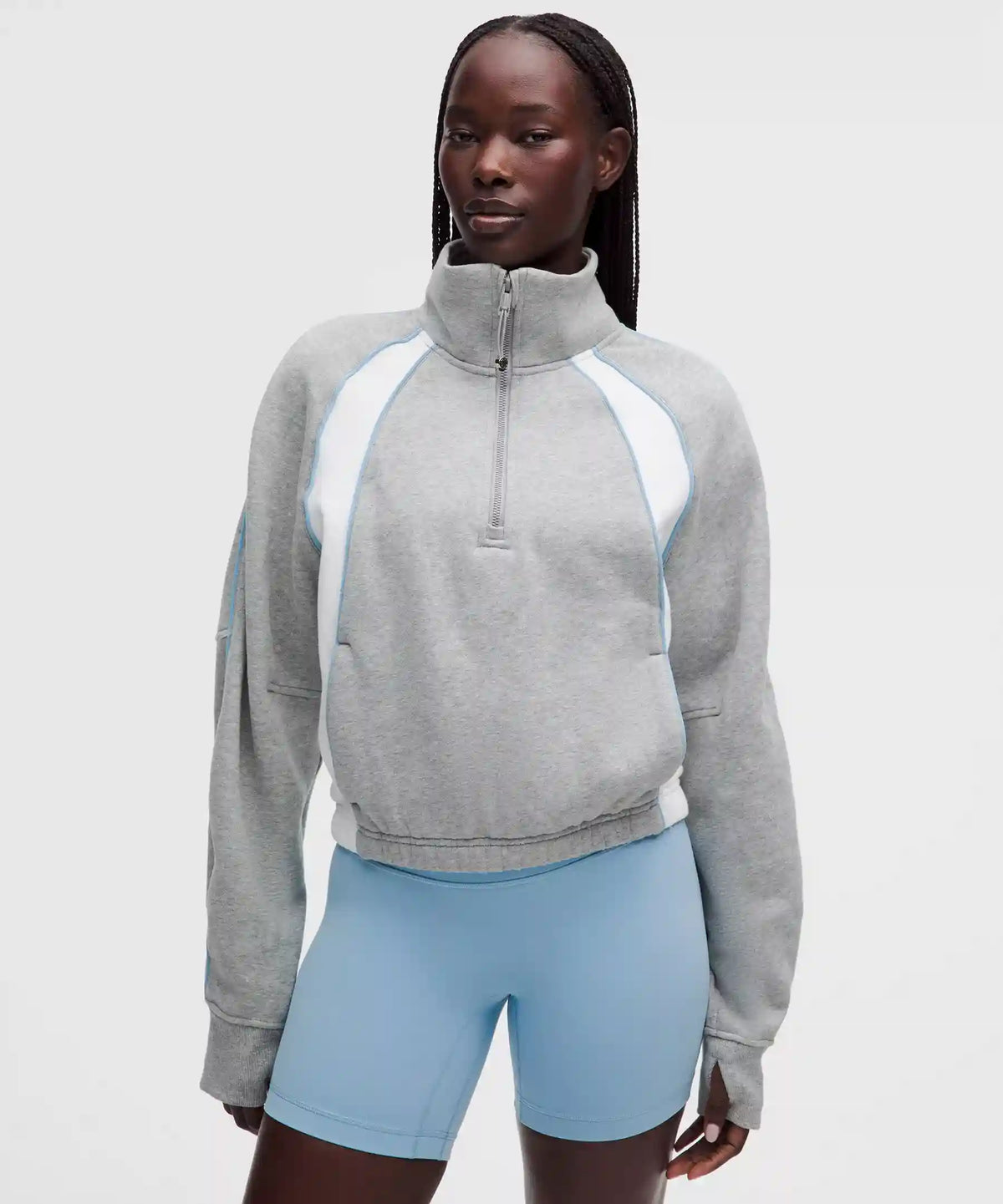 Scuba Relaxed Half-Zip *Colourblock