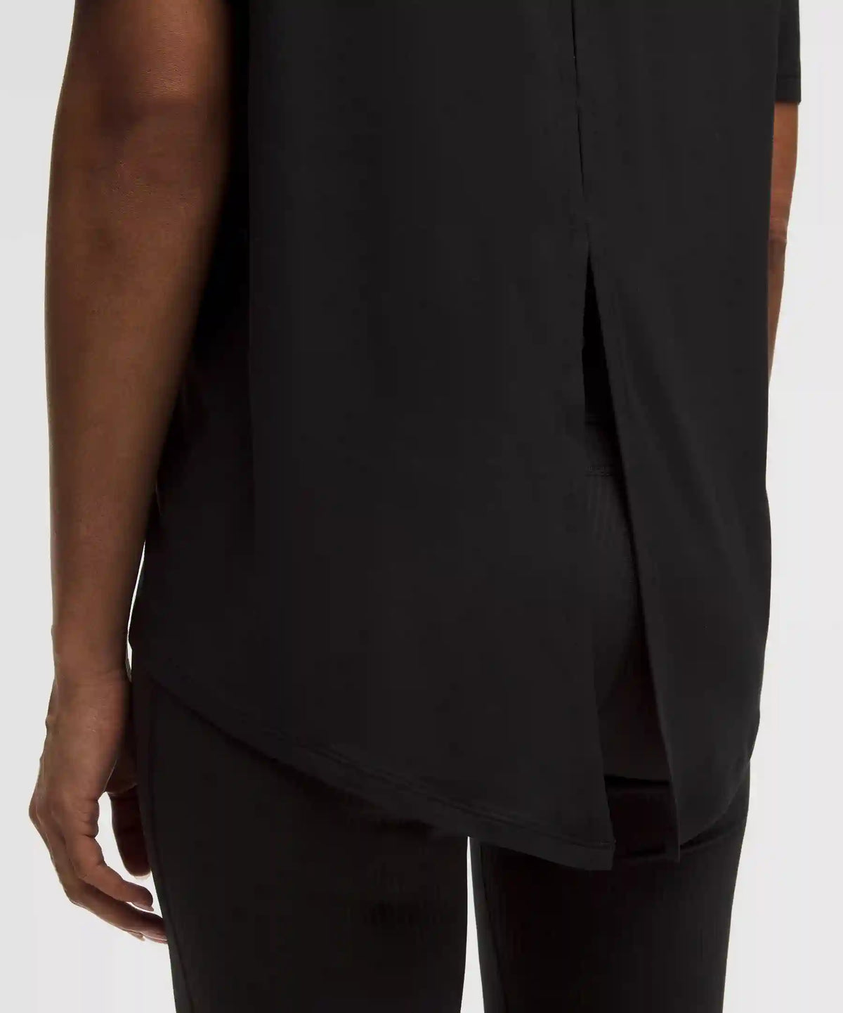 SilkyAppeal Tie-Back Short-Sleeve Shirt