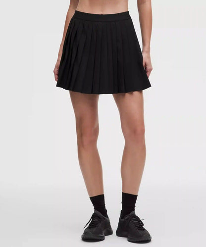 High-Rise Pleated Tennis Skirt *Long