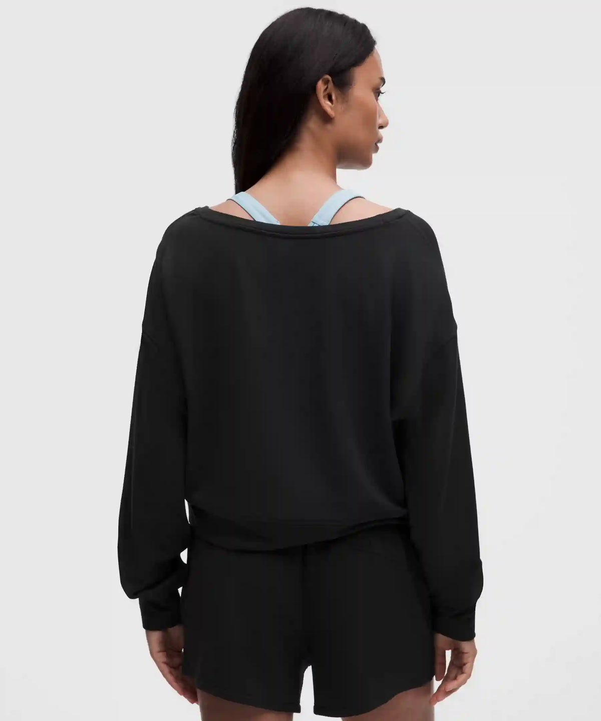 BeCalm Scoop-Neck Pullover