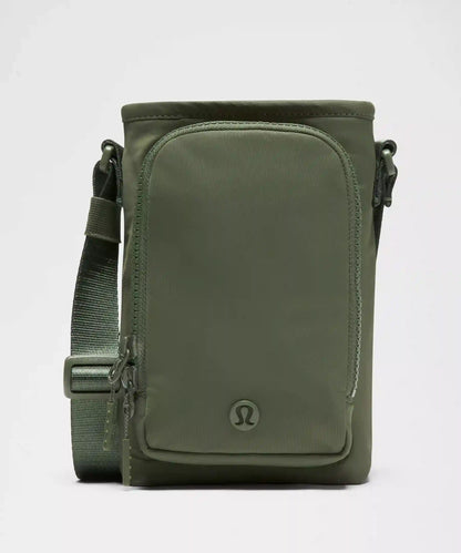 Water Bottle Crossbody with Front Pocket 2L