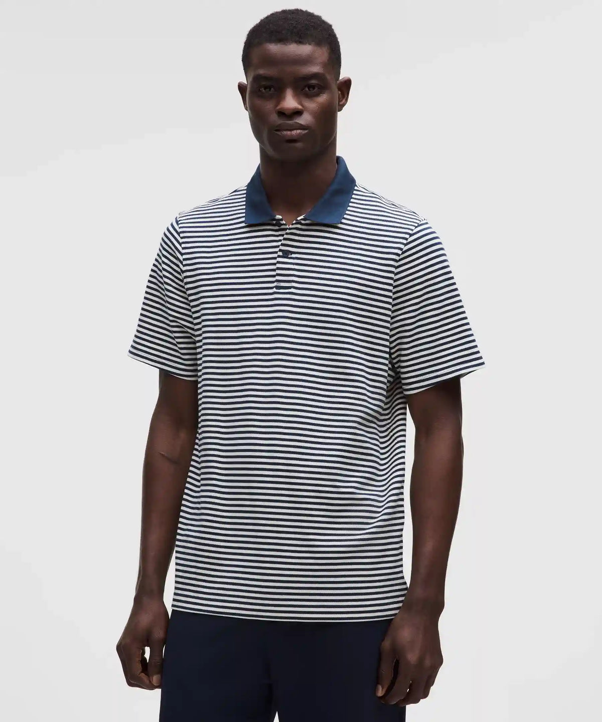 Cotton Pique Short-Sleeve Polo Shirt