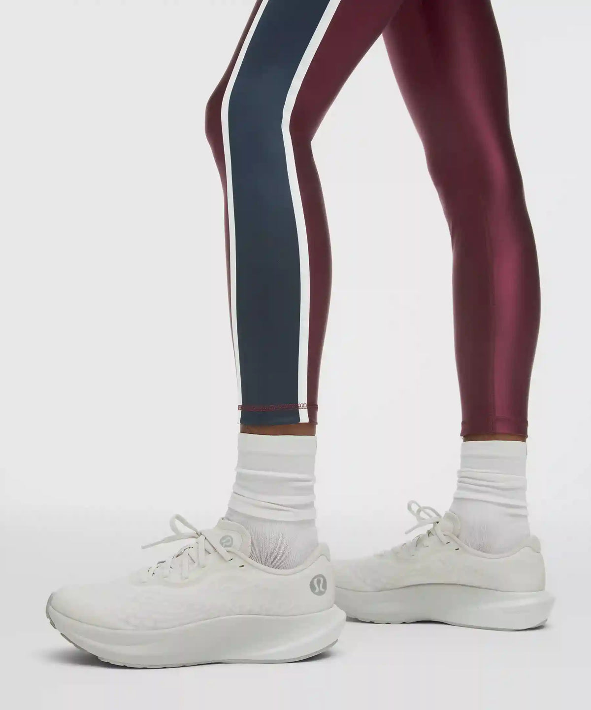Satin Shine High-Rise Tight 25" *Stripe