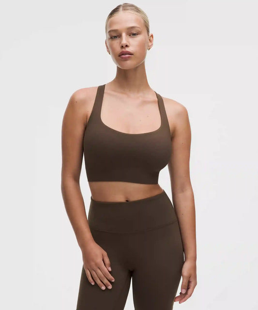 FlexyFlex Strappy Longline Yoga Bra *Light Support, D–DDD Cups