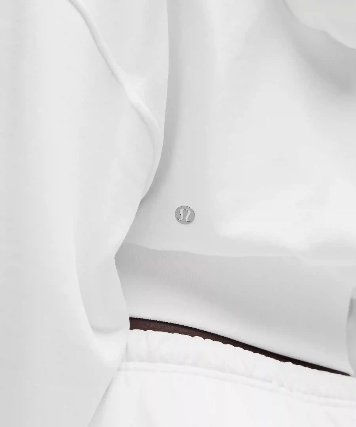 French Terry Cropped Full-Zip Hoodie