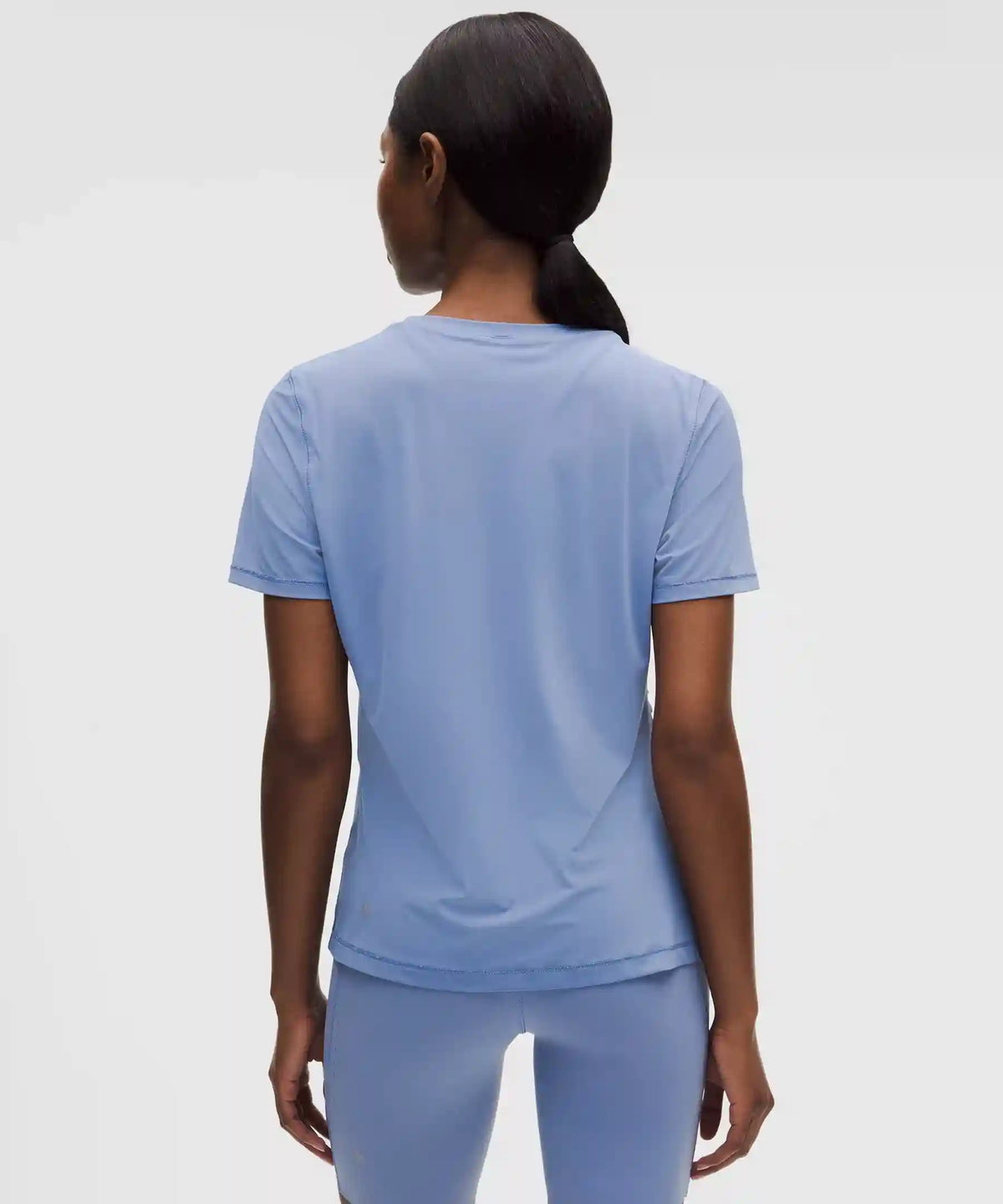 Side-Ruched Running Short-Sleeve Shirt