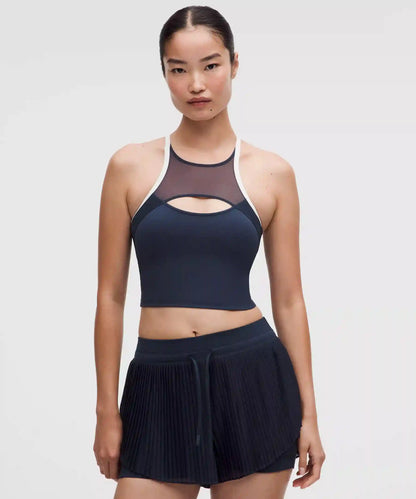 Ace Advantage Mesh-Panel Tennis Tank Top