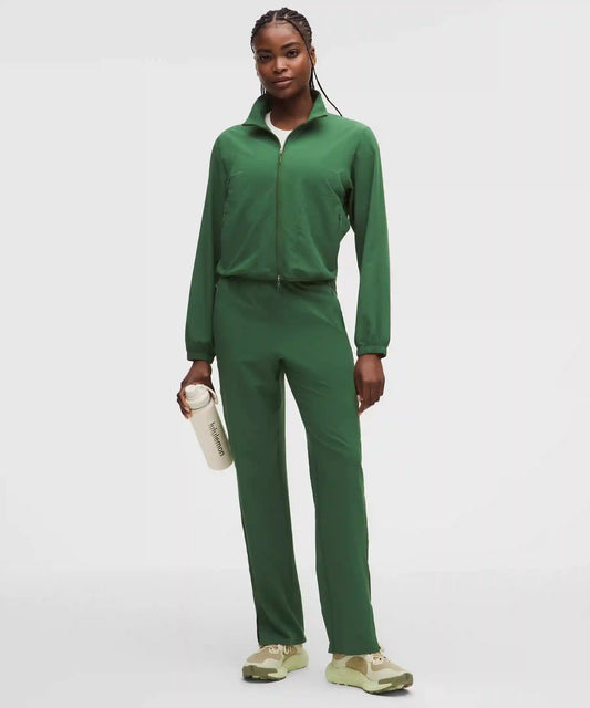 Textured Mesh High-Rise Running Pant
