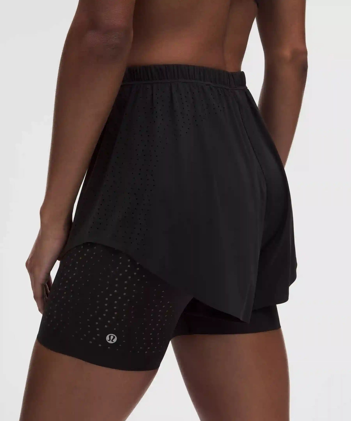 Sleek Perforated 2-in-1 High-Rise Short