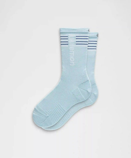 Unisex Power Stride Crew Socks *Stripe