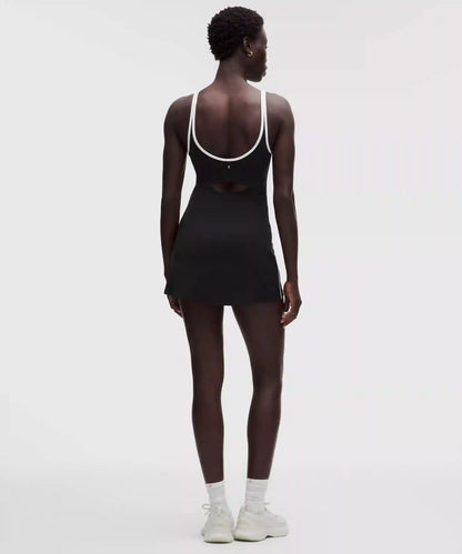 Scoop-Neck Cutout Tennis Dress