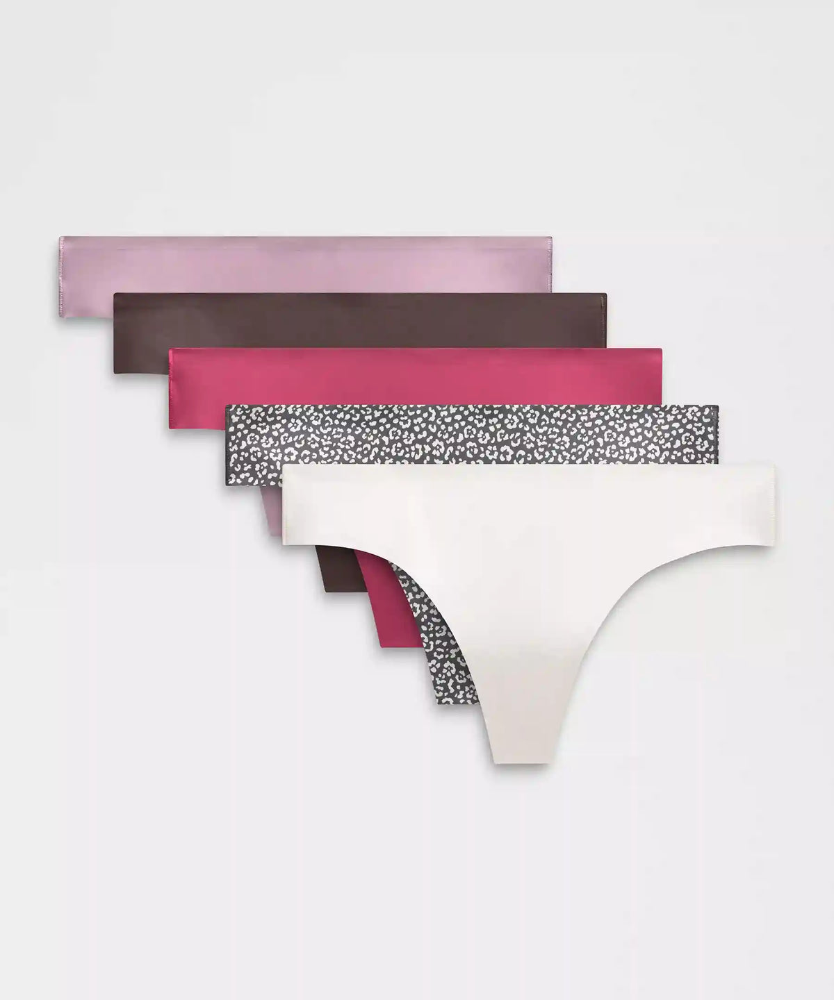 InvisiWear Mid-Rise Thong Underwear *5 Pack