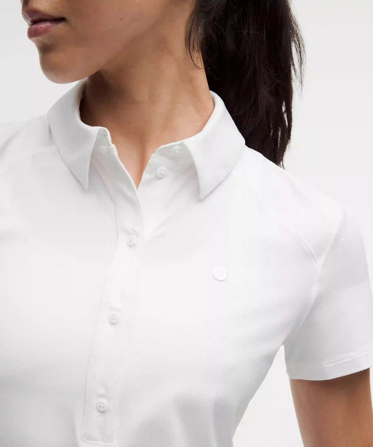 Quick-Dry Short-Sleeve Polo Shirt Straight Hem *Logo
