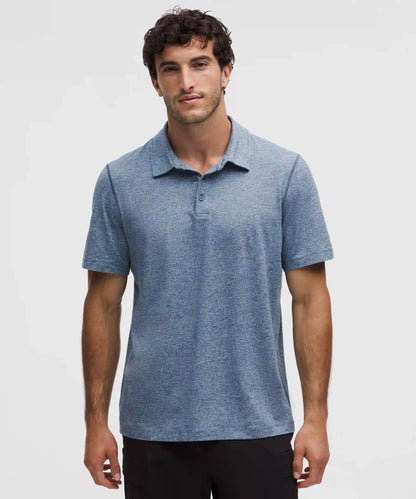 Soft Jersey Short-Sleeve Polo Shirt