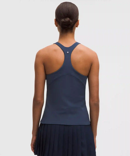 Racerback High-Neck Tennis Tank Top *B/C Cup