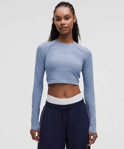 Swiftly Tech Cropped Long-Sleeve Shirt 2.0