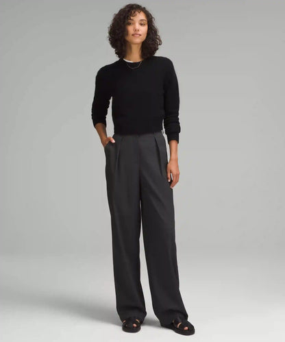 Pleat-Front High-Rise Trouser *Regular