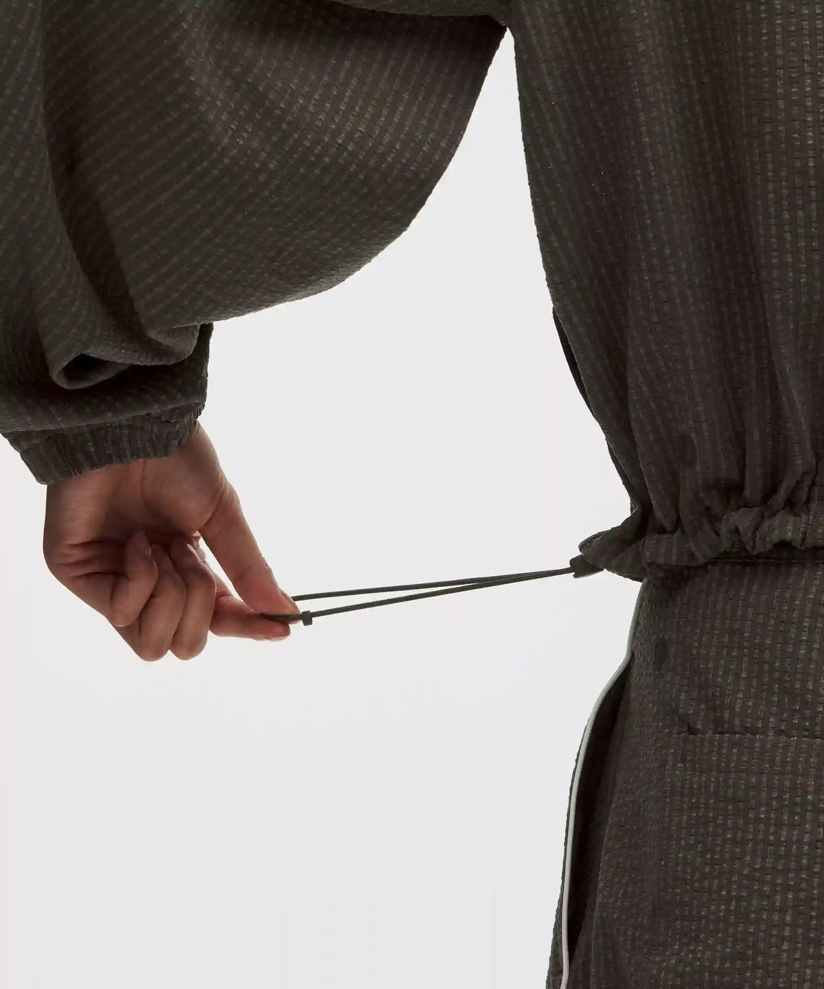 Seersucker WovenAir Funnel-Neck Half Zip