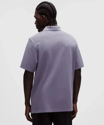 Cotton Pique Short-Sleeve Polo Shirt