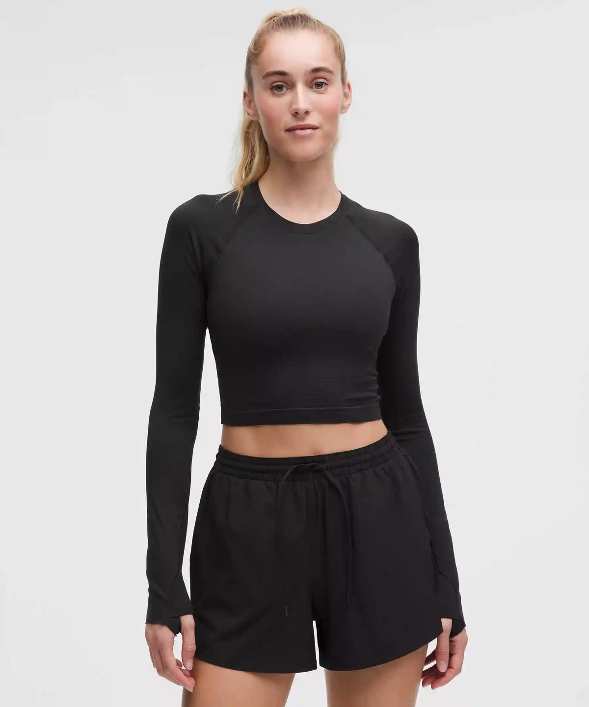 Swiftly Tech Cropped Long-Sleeve Shirt 2.0