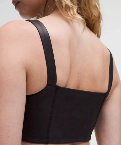 Everlux Longline Workout Bra Light Support, A/B Cup *Matte Foil