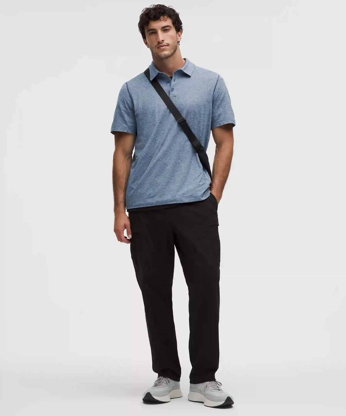 Soft Jersey Short-Sleeve Polo Shirt