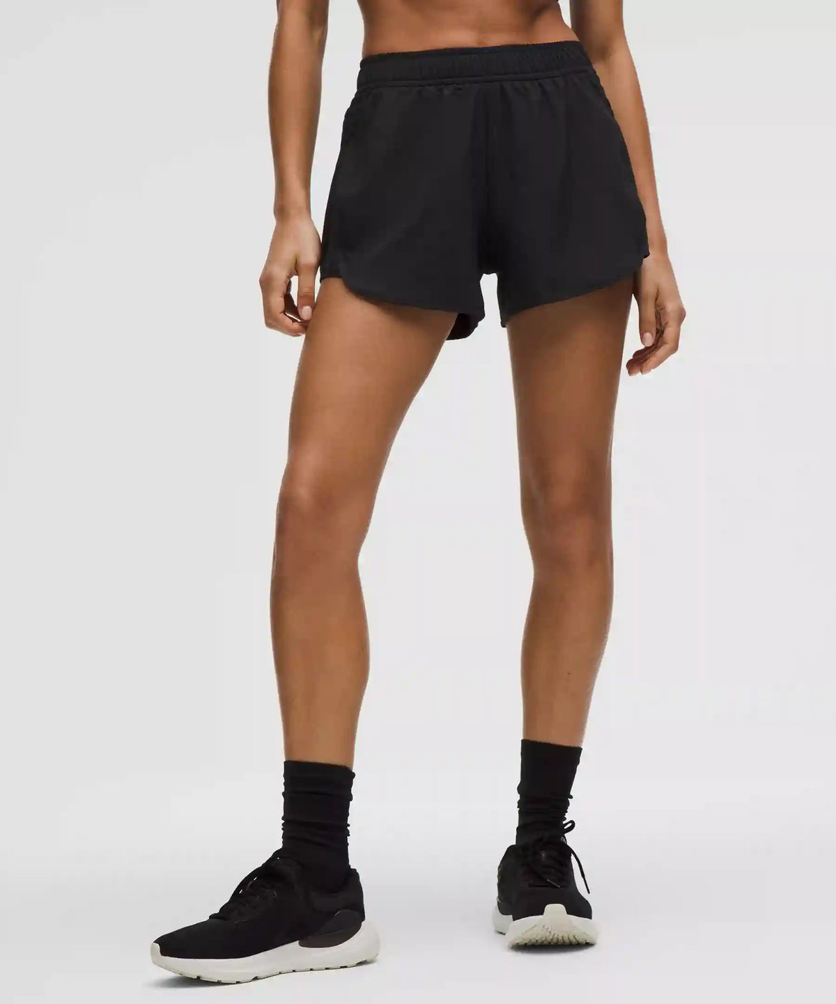Ruched-Side High-Rise Short 3"