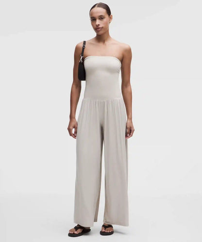 2-in-1 Wide-Leg Jumpsuit