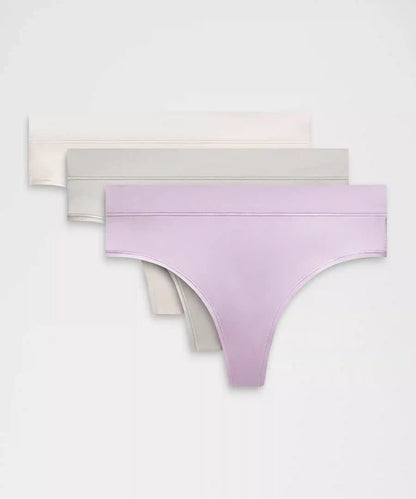 UnderEase High-Rise Thong Underwear *3 Pack