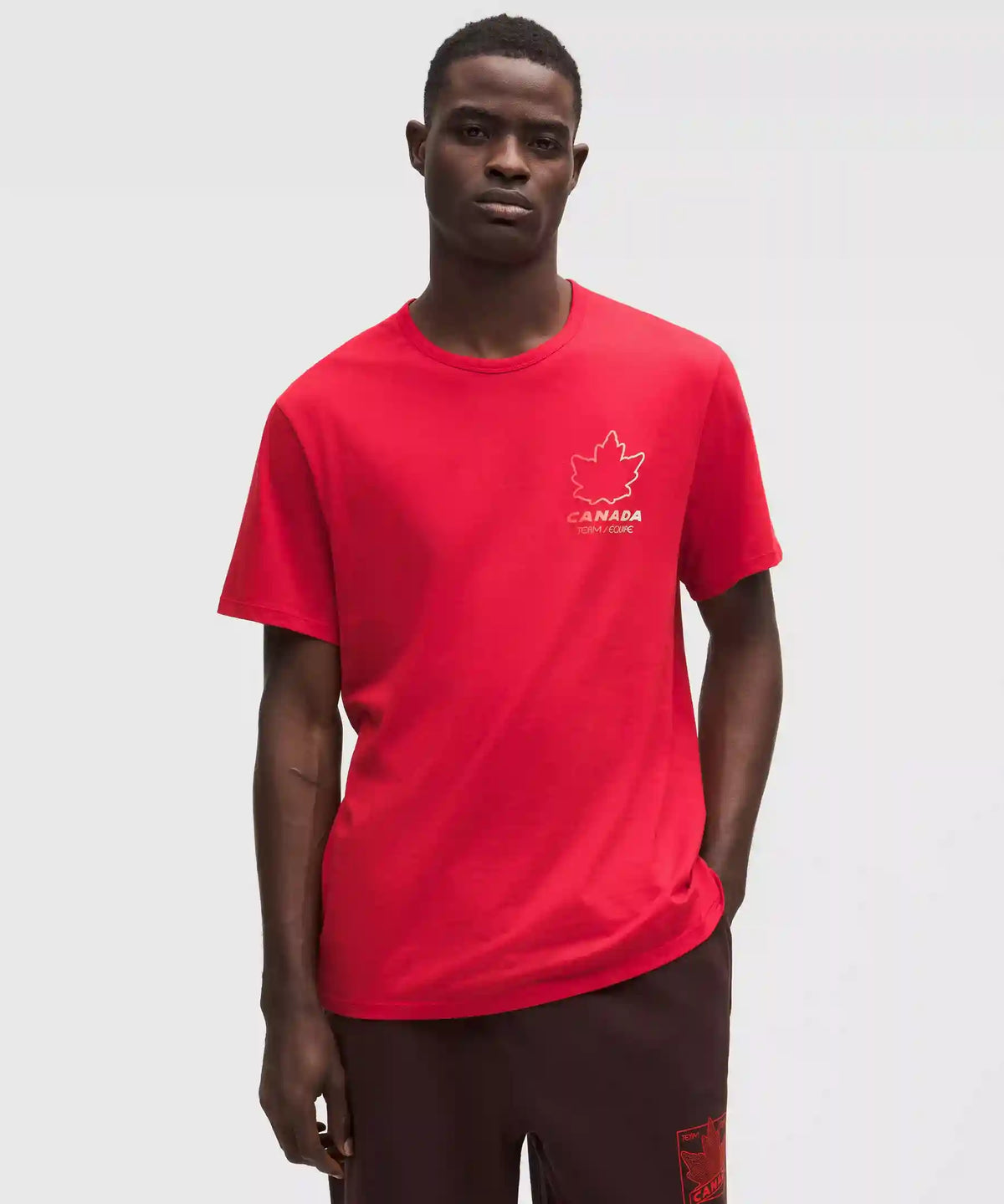 Team Canada Men's Cotton Jersey Graphic T-Shirt *COC Logo