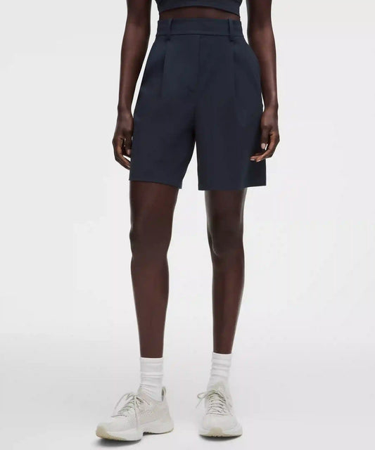 Daydrift Pleated High-Rise Short 7"