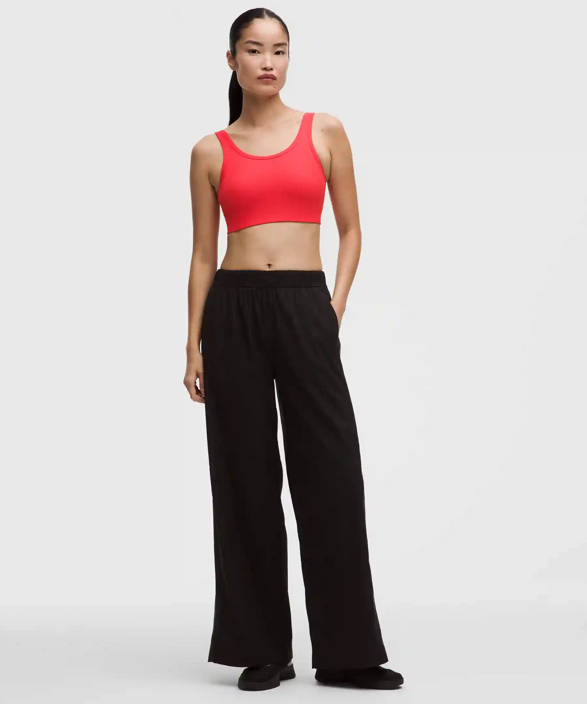 Nulu Ribbed Scoop-Neck Bra *Light Support, B/C Cup