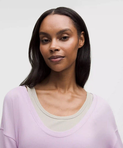 BeCalm Scoop-Neck Pullover