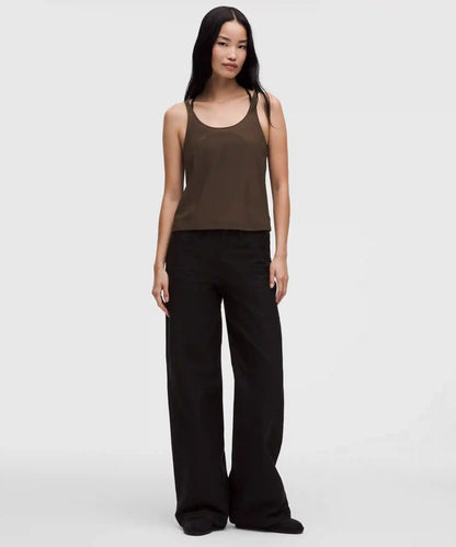 Stretch Mesh Relaxed-Fit Tank Top
