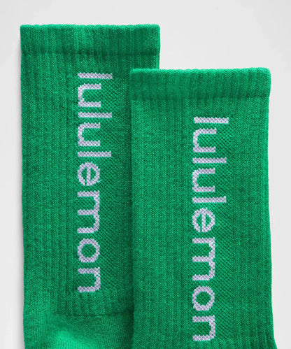 Unisex Daily Essential Crew Socks *Wordmark