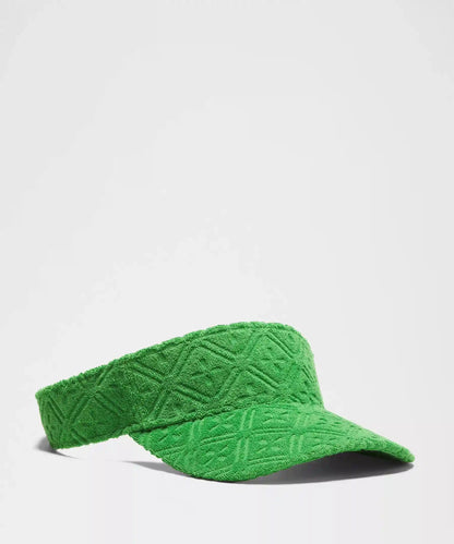 Removable Sweatband Terry Jacquard Visor