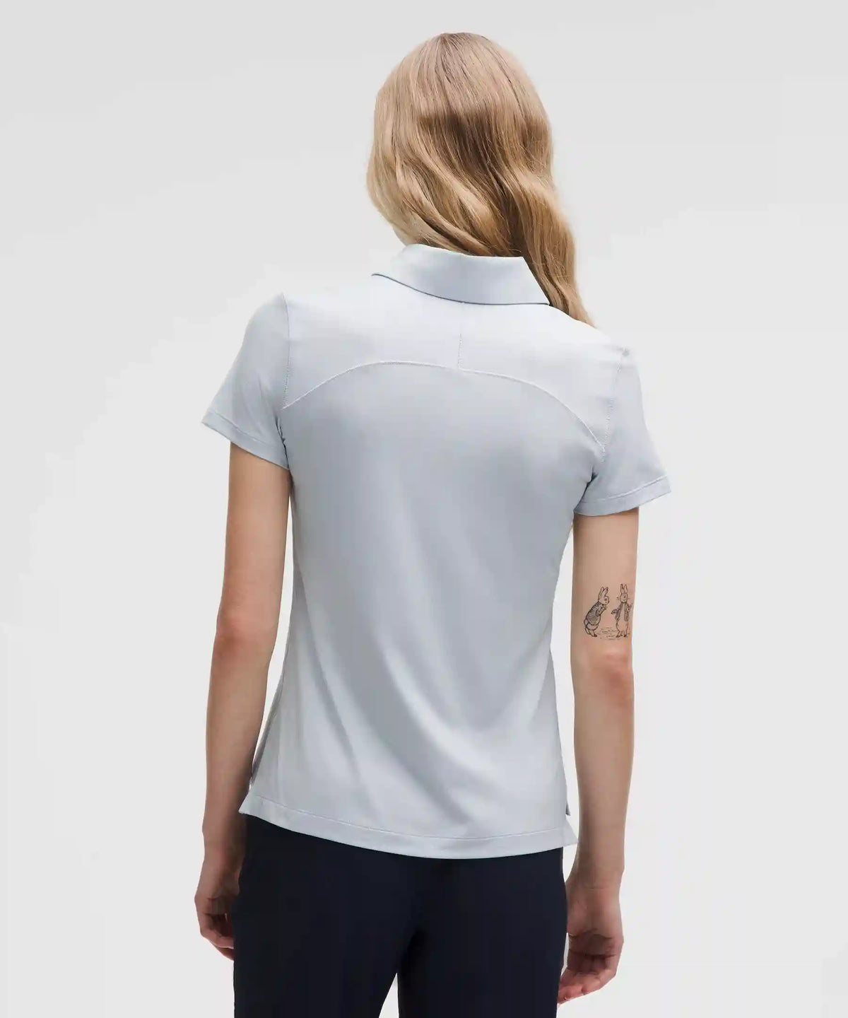 Quick-Dry Short-Sleeve Polo Shirt Straight Hem *Logo