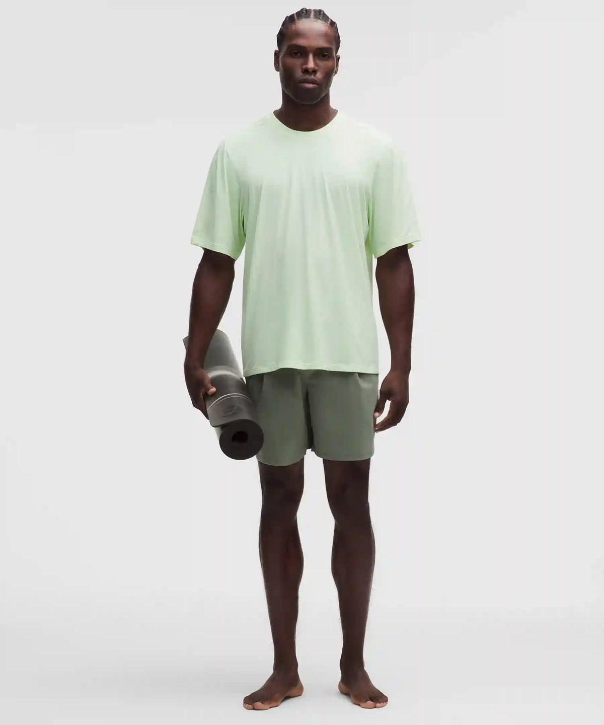 Brushed Yoga Crewneck T-Shirt