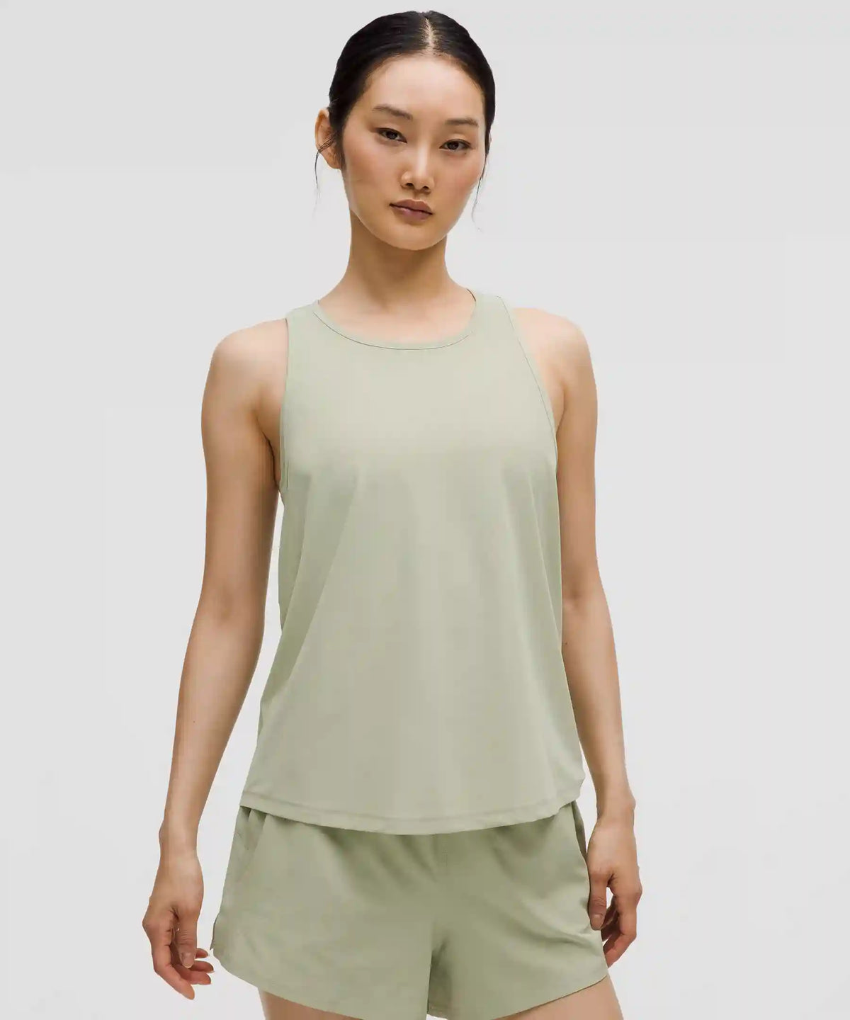Ruched Racerback Tank Top