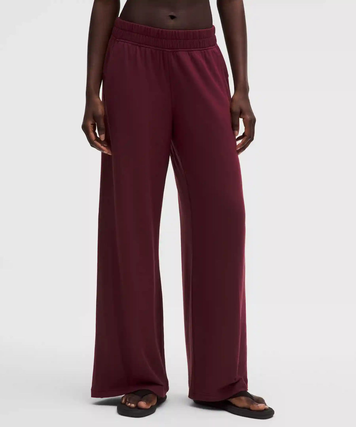 BeCalm Mid-Rise Wide-Leg Pant