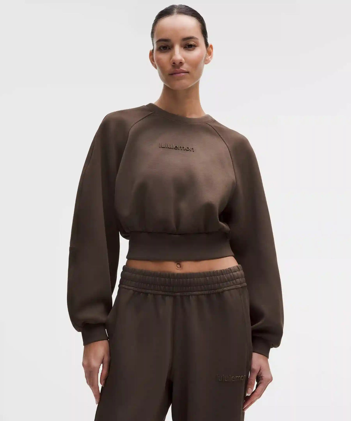 Smooth Spacer Cropped Pullover *Wash