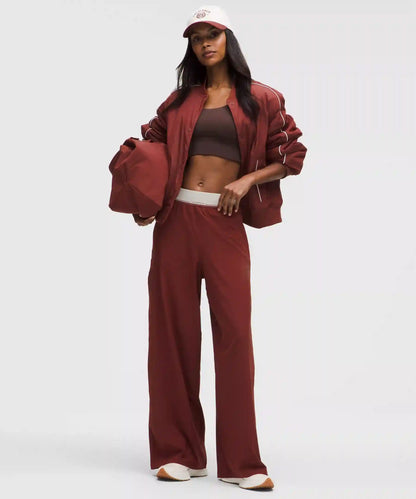Swift High-Rise Wide-Leg Pant *Logo Waistband