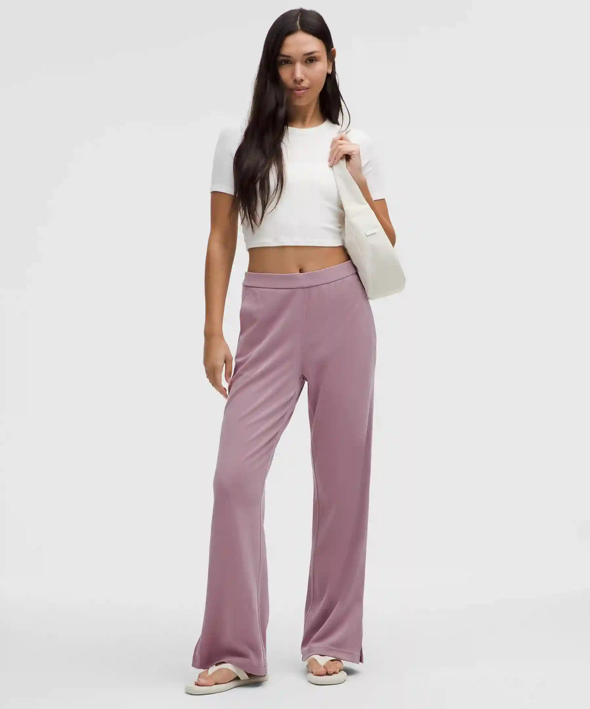 Softstreme High-Rise Wide-Leg Pique Pant *Regular